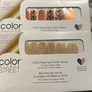 Retired Color Street Wing it on and Chelsea Ya Later